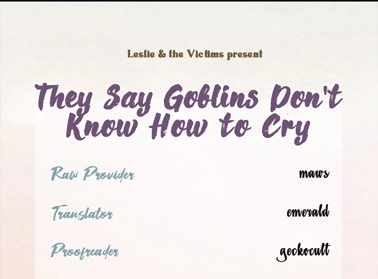 They Say Goblins Don’t Know How to Cry Chapter 15 - Page 105