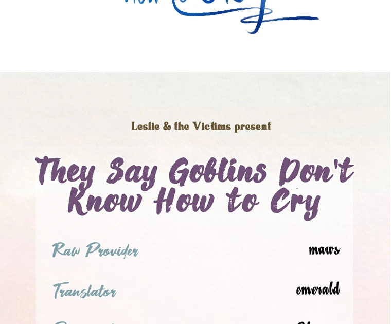 They Say Goblins Don’t Know How to Cry Chapter 26 - Page 83